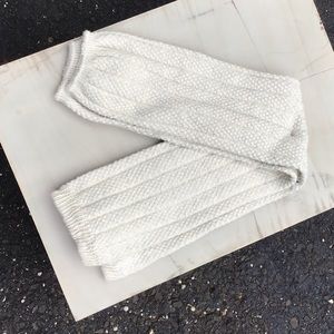 Cream leg warmers brand new and pink socks OS